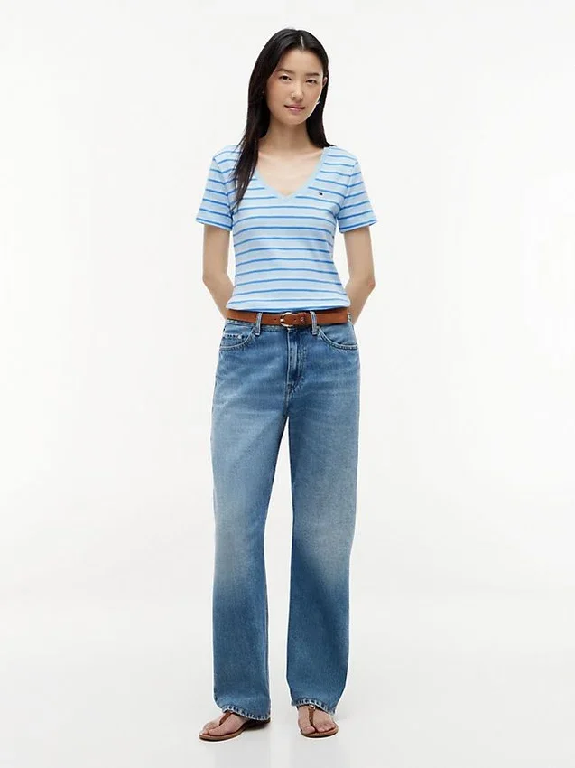 Striped V-Neck Favorite T-Shirt Striped V-Neck Favorite T-Shirt