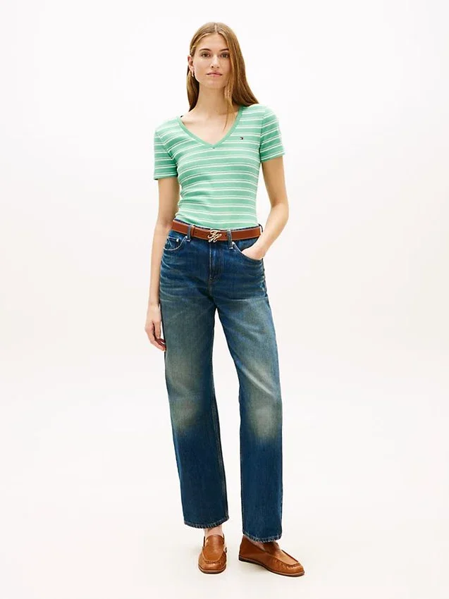 Striped V-Neck Favorite T-Shirt Striped V-Neck Favorite T-Shirt