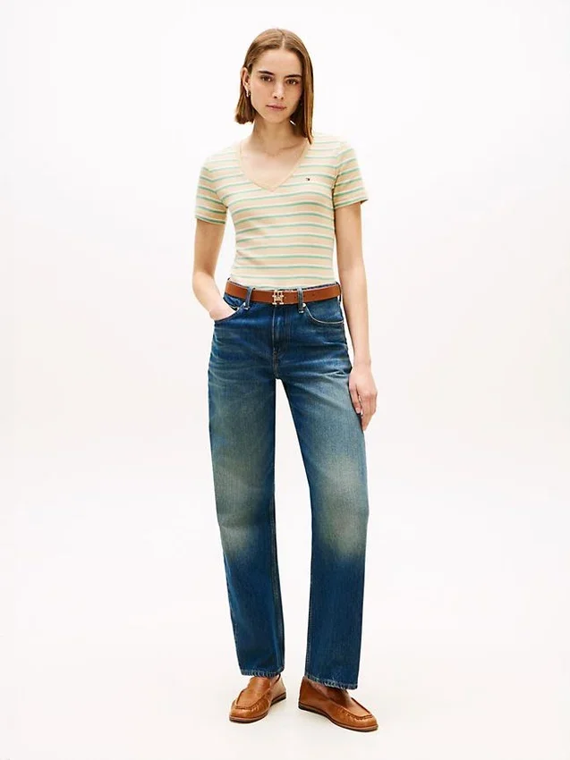 Striped V-Neck Favorite T-Shirt Striped V-Neck Favorite T-Shirt