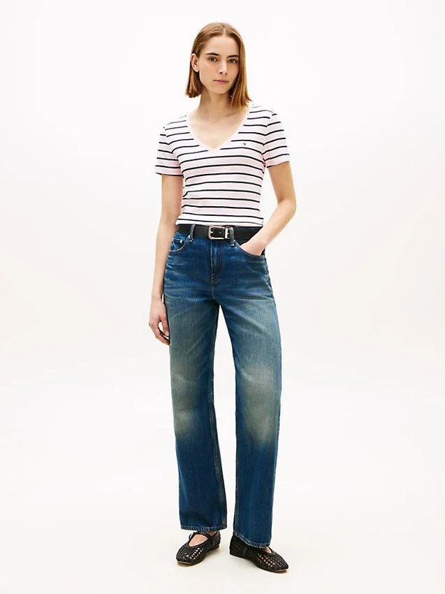 Striped V-Neck Favorite T-Shirt Striped V-Neck Favorite T-Shirt