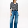 Striped V-Neck Sweater Striped V-Neck Sweater