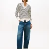 Striped V-Neck Sweater Striped V-Neck Sweater