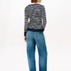 Striped V-Neck Sweater Striped V-Neck Sweater