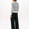 Striped V-Neck Sweater Striped V-Neck Sweater