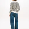 Striped V-Neck Sweater Striped V-Neck Sweater
