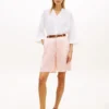 Striped Voile Bermuda Short Striped Voile Bermuda Short