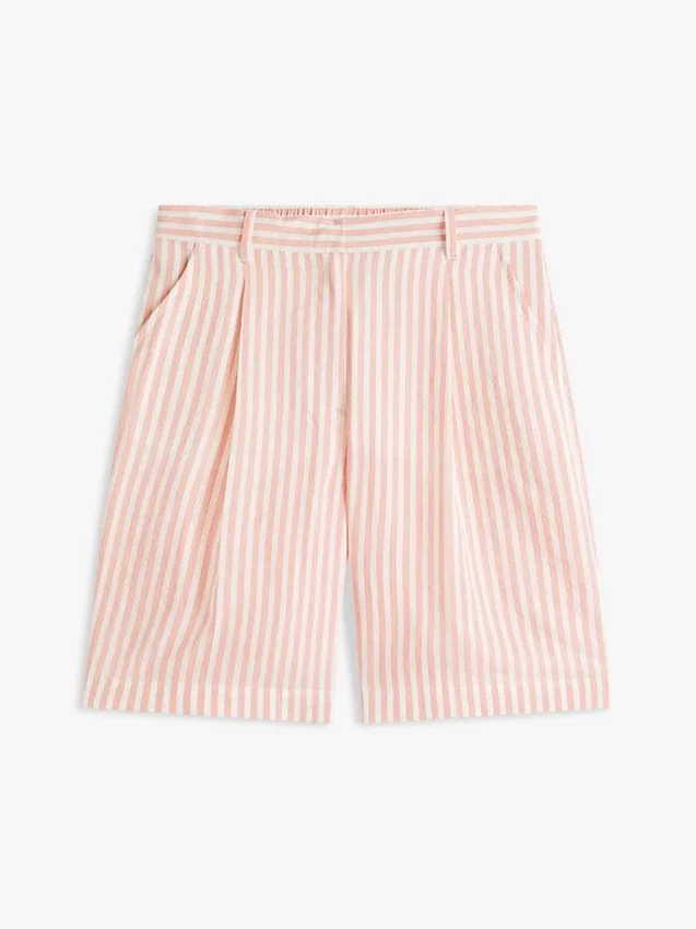 Striped Voile Bermuda Short Striped Voile Bermuda Short