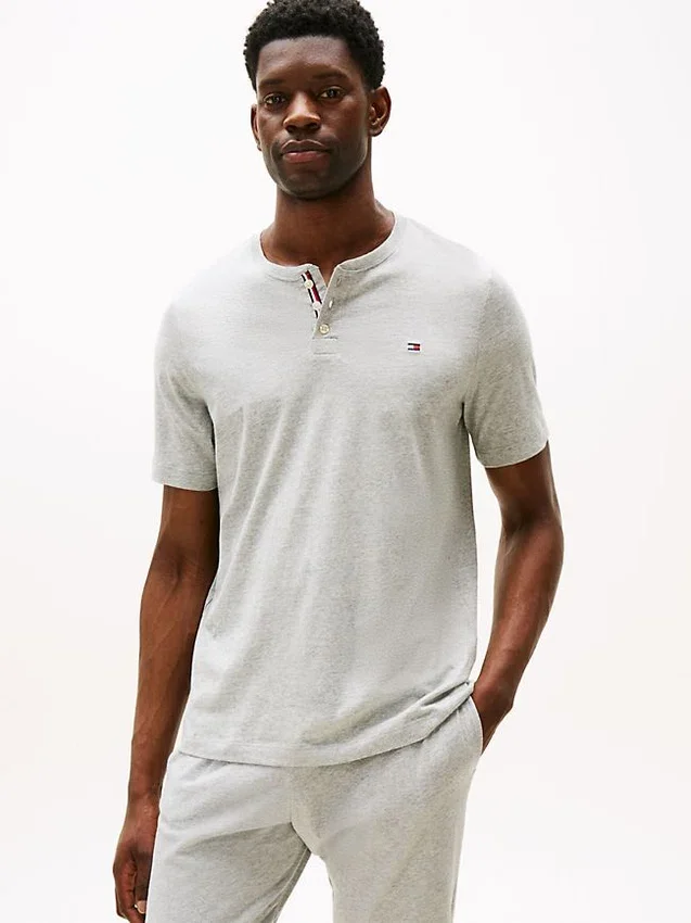 Sueded Jersey Henley Sleep Shirt Sueded Jersey Henley Sleep Shirt