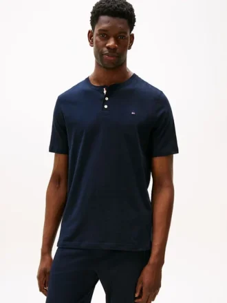 Sueded Jersey Henley Sleep Shirt Sueded Jersey Henley Sleep Shirt