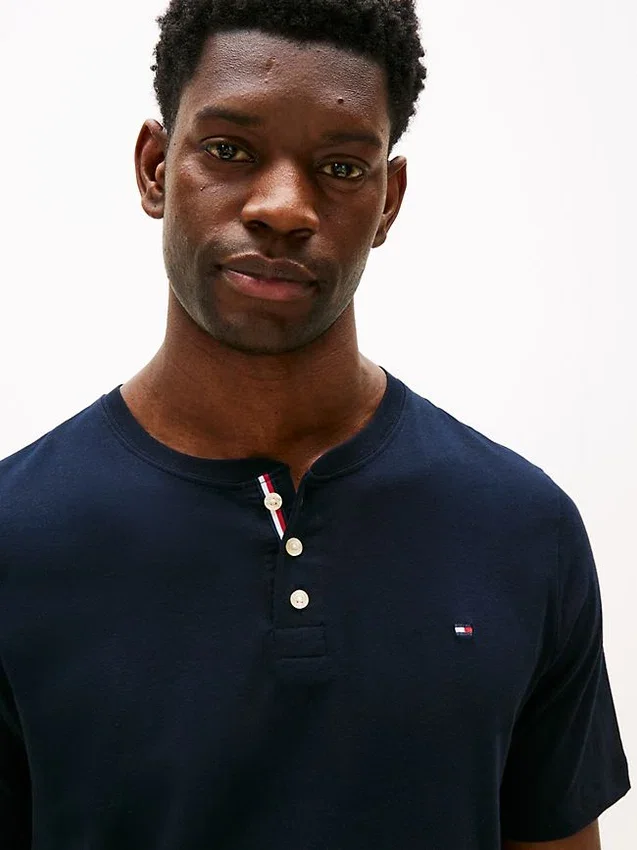 Sueded Jersey Henley Sleep Shirt Sueded Jersey Henley Sleep Shirt