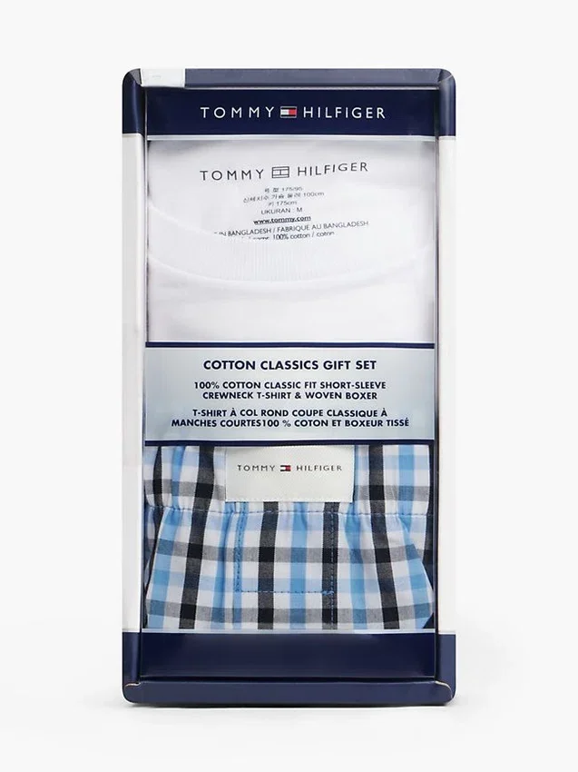 T-Shirt & Woven Short Pajama Gift Set T-Shirt & Woven Short Pajama Gift Set