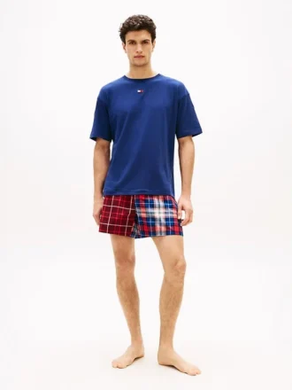 T-Shirt & Woven Short Sleep Set