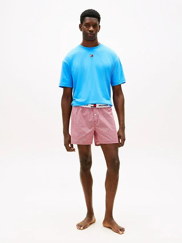 T-Shirt & Woven Short Sleep Set T-Shirt & Woven Short Sleep Set