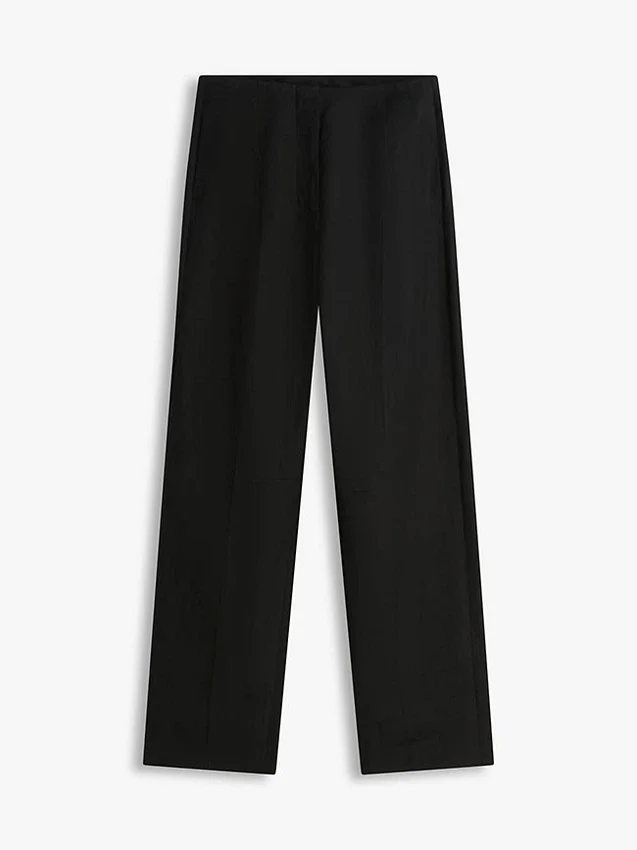 Tailored Linen-Blend Barrel Pant Tailored Linen-Blend Barrel Pant