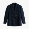 Textured Cotton-Wool Blend Blazer Textured Cotton-Wool Blend Blazer