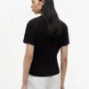 Tie-Front Slub Cotton T-Shirt Tie-Front Slub Cotton T-Shirt