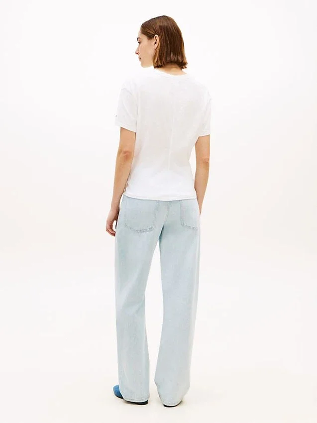 Tie-Front Slub Cotton T-Shirt Tie-Front Slub Cotton T-Shirt