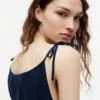 Tiered Seersucker Midi Dress
