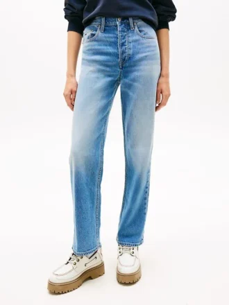 Tommy Jeans Button-Fly Straight Jean