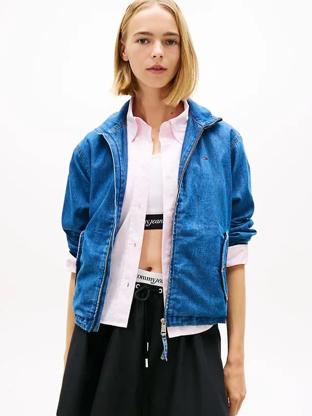 Tommy Jeans Chambray Zip Jacket Tommy Jeans Chambray Zip Jacket