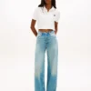 Tommy Jeans Cropped Boxy Fit Polo Tommy Jeans Cropped Boxy Fit Polo