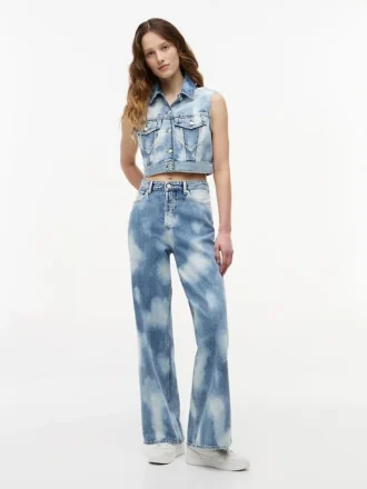 Tommy Jeans Cropped Denim Vest