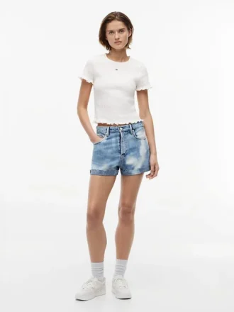Tommy Jeans Cuffed Denim Short