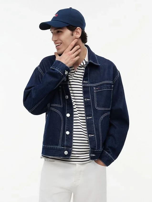 Tommy Jeans Dark Wash Denim Ranch Jacket Tommy Jeans Dark Wash Denim Ranch Jacket
