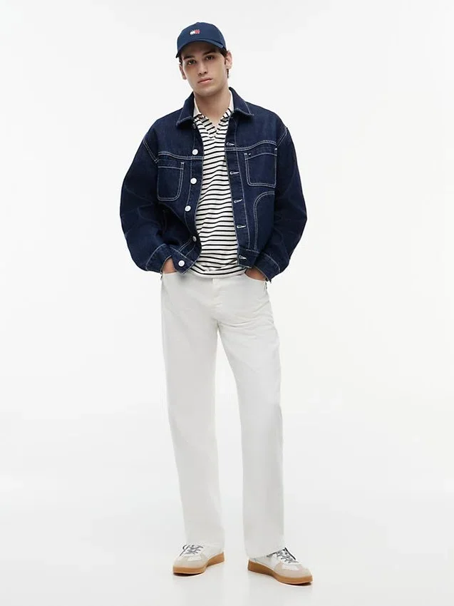 Tommy Jeans Dark Wash Denim Ranch Jacket Tommy Jeans Dark Wash Denim Ranch Jacket
