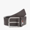 Tommy Jeans Enamel Badge Leather Belt