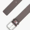 Tommy Jeans Enamel Badge Leather Belt