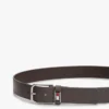 Tommy Jeans Enamel Badge Leather Belt
