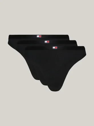 Tommy Jeans Flag Logo Thong 3-Pack Tommy Jeans Flag Logo Thong 3-Pack