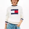 Tommy Jeans Flag Logo Tipped Sweater Tommy Jeans Flag Logo Tipped Sweater