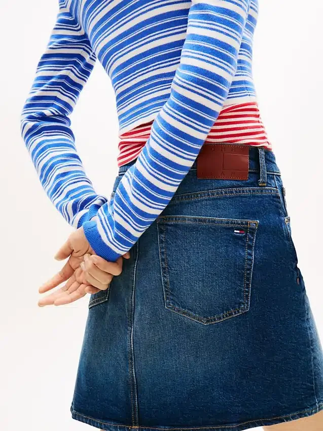 Tommy Jeans High-Rise Denim Mini Skirt Tommy Jeans High-Rise Denim Mini Skirt