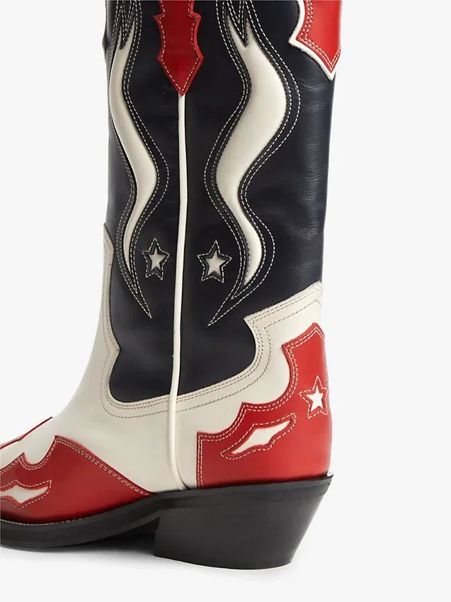 Tommy Jeans Leather Cowboy Boot Tommy Jeans Leather Cowboy Boot