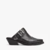 Tommy Jeans Leather Western Mule Tommy Jeans Leather Western Mule