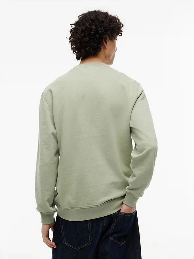 Tommy Jeans Logo Sueded Sweatshirt Tommy Jeans Logo Sueded Sweatshirt