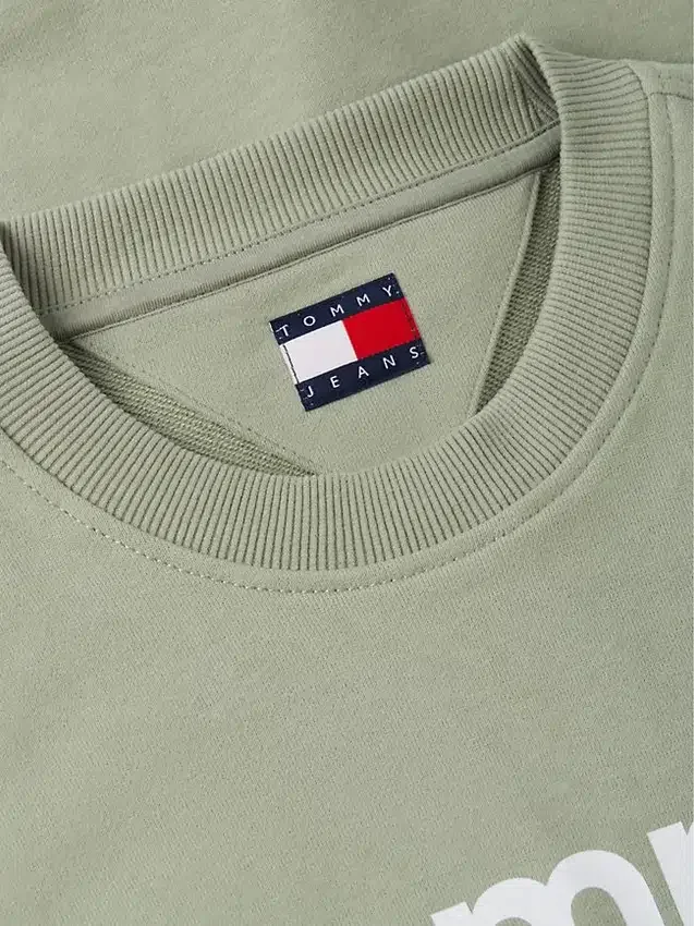 Tommy Jeans Logo Sueded Sweatshirt Tommy Jeans Logo Sueded Sweatshirt