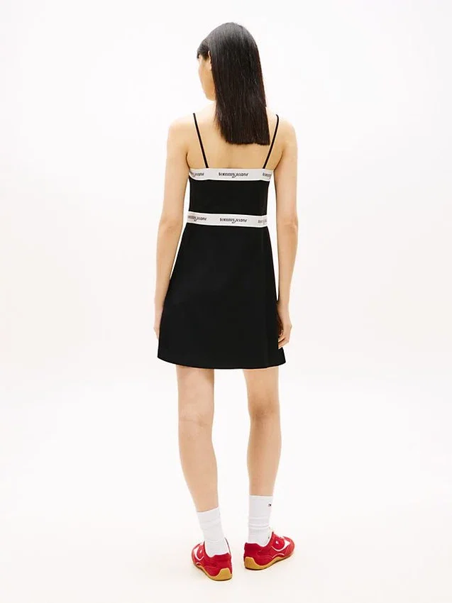 Tommy Jeans Logo Tape Ponte Mini Dress Tommy Jeans Logo Tape Ponte Mini Dress