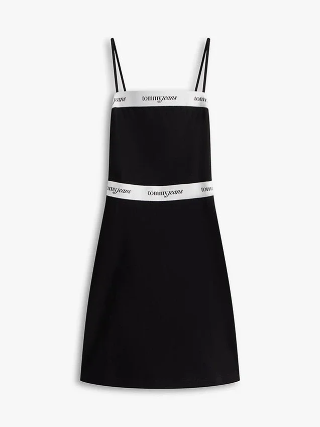 Tommy Jeans Logo Tape Ponte Mini Dress Tommy Jeans Logo Tape Ponte Mini Dress