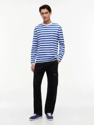 Tommy Jeans Long-Sleeve Striped T-Shirt