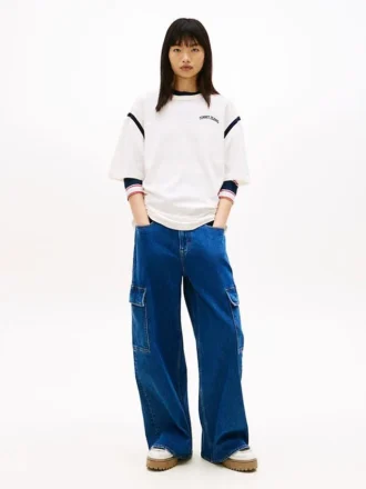 Tommy Jeans Loose Wide Leg Cargo Jean