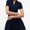 Tommy Jeans Mixed-Media Polo Mini Dress