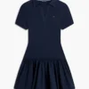 Tommy Jeans Mixed-Media Polo Mini Dress