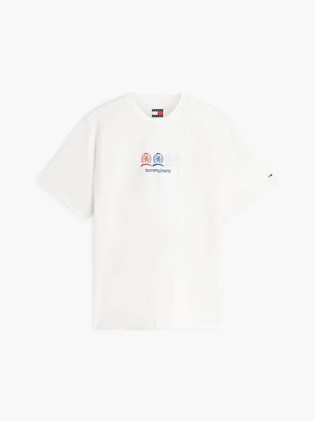 Tommy Jeans Multi-Crest Logo T-Shirt Tommy Jeans Multi-Crest Logo T-Shirt