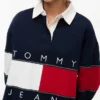 Tommy Jeans Oversized Fit Flag Rugby