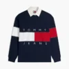 Tommy Jeans Oversized Fit Flag Rugby