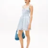 Tommy Jeans Pleated Denim Mini Dress Tommy Jeans Pleated Denim Mini Dress