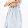 Tommy Jeans Pleated Denim Mini Dress Tommy Jeans Pleated Denim Mini Dress